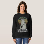 Husband Bass Player Bassist スウェットシャツ (正面フル)