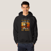 Husband Better Man God Sent Wife Quote Apparel パーカ (正面フル)