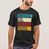 Husband Dad IT Support Legend IT Support Tech Mens Tシャツ (正面)