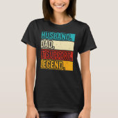 Husband Dad IT Support Legend IT Support Tech Mens Tシャツ (正面)