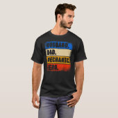 Husband Dad Mechanic Hero Father's Day Mechanic Tシャツ (正面フル)