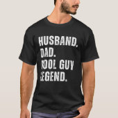 Husband Dad Pool Guy Legend 10 Tシャツ (正面)