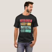 Husband Daddy Protector Hero_1 Tシャツ (正面フル)
