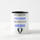Husband Father Protector Hero bl マグカップ (中央)