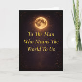 Husband Father’s Day Card Means World to Us カード (正面)