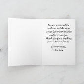 Husband Father’s Day Card Means World to Us カード (内部)