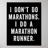 Husband I Dont Do Marathons I Do A Marathon Runne  ポスター (正面)