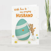 Husband Love Celebration Card カード (正面)