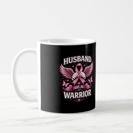 Husband of a Warrior コーヒーマグカップ (左)