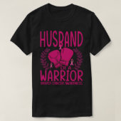 Husband of a Warrior Breast Cancer Awareness Tシャツ (デザイン正面)