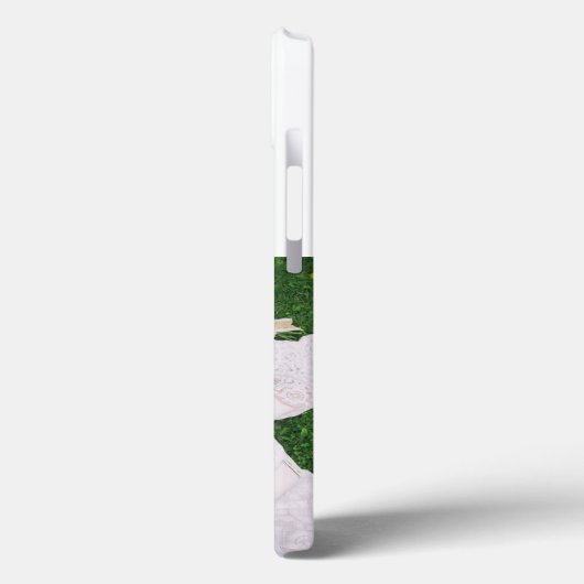 Husband Photo with burgundy text  iPhone Case Case-Mate iPhoneケース (裏面 / 左)