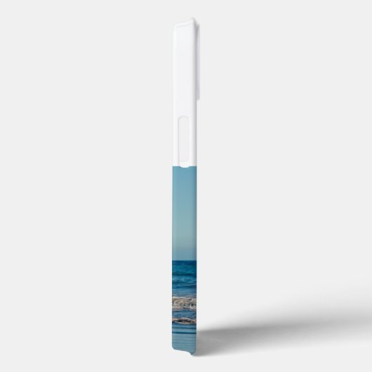 Husband Photo with sea blue text  Case-Mate iPhoneケース (裏面 / 右)