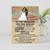Husband To My Husband You Are Sunshine サンキューカード (スタンド正面)