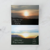 HUSBAND TO WIFE BIRTHDAY card カード (内部)