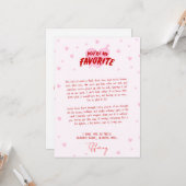 Husband valentines day cards カード (正面/裏面インサイチュ)