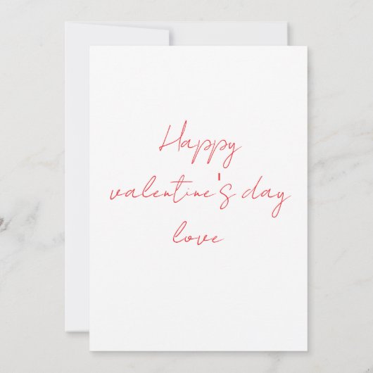 Husband valentines day cards カード (裏面)