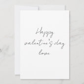 Husband valentines day cards カード (裏面)