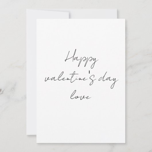 Husband valentines day cards カード (裏面)
