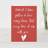 Husband valentines day cards カード (裏面)