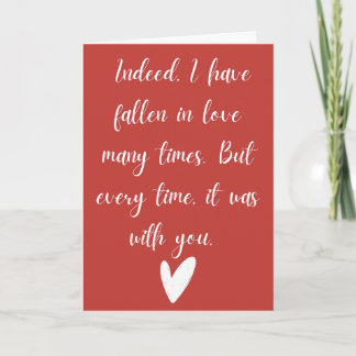 Husband valentines day cards カード