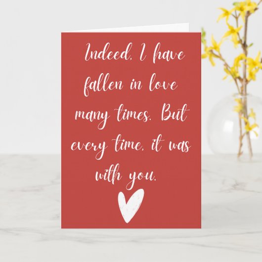 Husband valentines day cards カード (黄色い花)