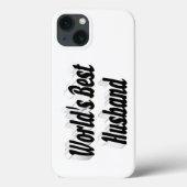 Husband with black text  iPhone case Case-Mate iPhoneケース (裏面)