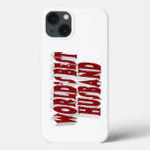 Husband with burgundy text  Case-Mate iPhoneケース (裏面)