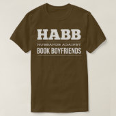 Husbands Against Book Boyfriends T Tシャツ (デザイン正面)