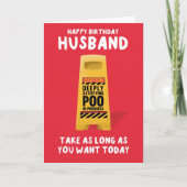 Husband's Birthday Card  カード (正面)