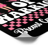 Husbynd Of A Warrior Breast Cancer Awareness Wife ポスター (角)