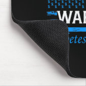 Husbynd Of A Warrior Diabetes Awareness  マウスパッド (コーナー)