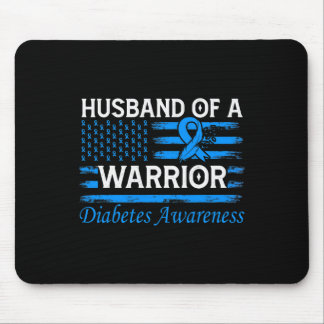Husbynd Of A Warrior Diabetes Awareness  マウスパッド