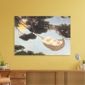 Hush-a-Bye、ベビー子供部屋韻 キャンバスプリント (インサイチュ (リビング))