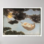 Hush-a-Bye, Baby Nursery Rhyme Print ポスター (正面)