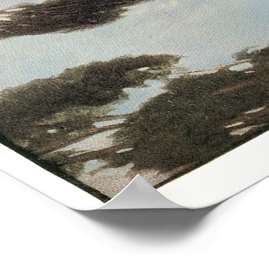 Hush-a-Bye, Baby Nursery Rhyme Print ポスター (角)