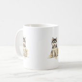husky コーヒーマグカップ (正面左)