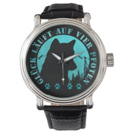 Husky - Glück läuft auf vier Pfoten 腕時計