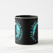 Husky-Glück läuft auf vier Pfoten T-Shirt マグカップ (中央)