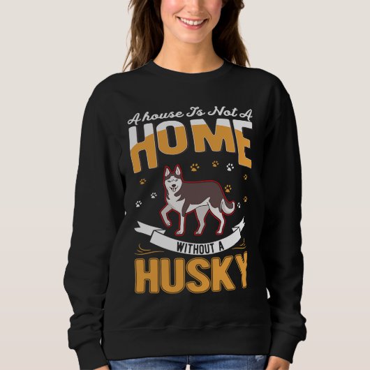 Husky Home Siberian Husky スウェットシャツ (正面)