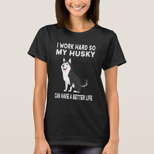 Husky Husky  3 Tシャツ (正面)