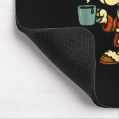 Husky I Think I'm Emotionally Constipated I Haven' マウスパッド (コーナー)