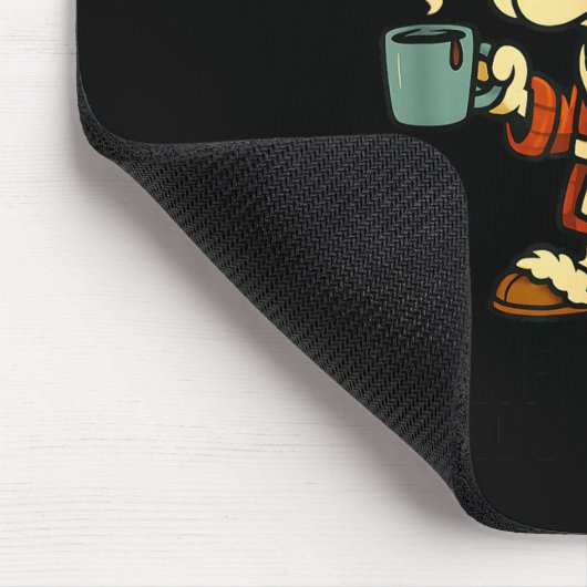 Husky I Think I'm Emotionally Constipated I Haven' マウスパッド (コーナー)