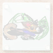 Husky joy ガラスコースター (裏面)