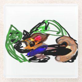 Husky joy ガラスコースター