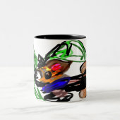 Husky joy ツートーンマグカップ (中央)