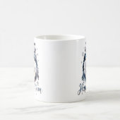 husky mom siberian husky husky lover gift husky mo コーヒーマグカップ (中央)