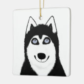Husky Ornament セラミックオーナメント (左)
