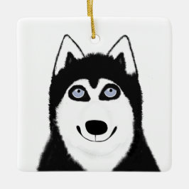 Husky Ornament セラミックオーナメント