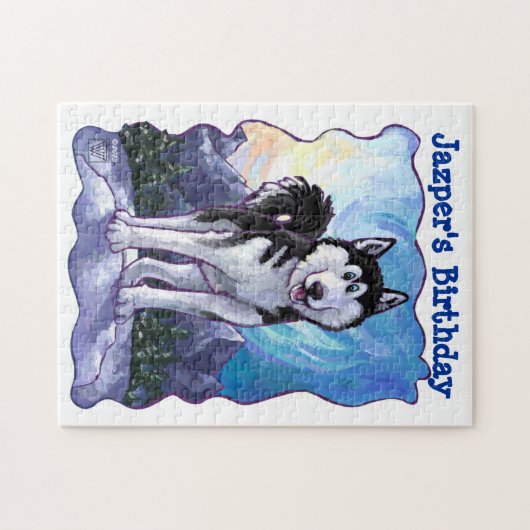 Husky Party Center ジグソーパズル (横)