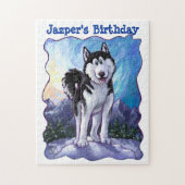 Husky Party Center ジグソーパズル (縦)